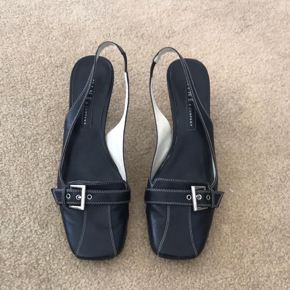 Nine West back sling heal.